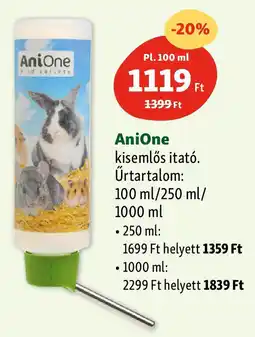 Fressnapf AniOne kisemlős itató ajánlat