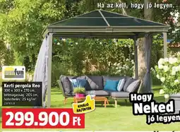 Bauhaus Kerti pergola Reo ajánlat