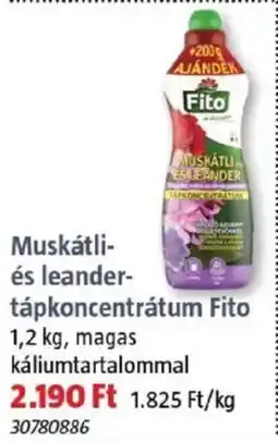 Bauhaus Muskátli- és leander- tápkoncentrátum fito ajánlat