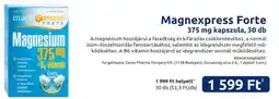 Benu Gyógyszertárak Magnexpress Forte kapszula ajánlat