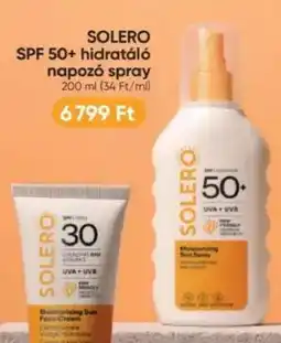 Benu Gyógyszertárak SPF 50+ hidratáló napozó spray ajánlat