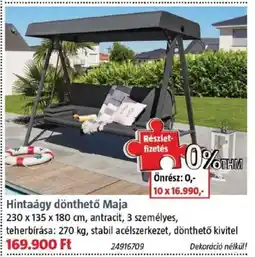 Bauhaus Hintaágy dönthető Maja ajánlat