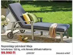 Bauhaus Napozóágy párnával Maja ajánlat