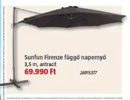 Bauhaus Sunfun Firenze függő napernyő ajánlat
