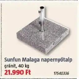 Bauhaus Sunfun Malaga napernyőtalp ajánlat