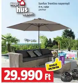 Bauhaus Sunfun Trentino napernyő ajánlat