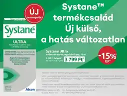 Benu Gyógyszertárak Systane Ultra nedvesítő szemcsepp lubrikans ajánlat