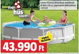 Bauhaus Intex Prisma fémvázas medence ajánlat