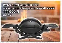 Bauhaus Weber asztali gázgrill Q 1200 ajánlat