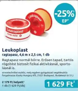 Benu Gyógyszertárak Leukoplast ragtapasz ajánlat