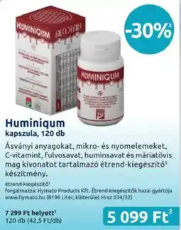 Benu Gyógyszertárak Huminiqum kapszula ajánlat