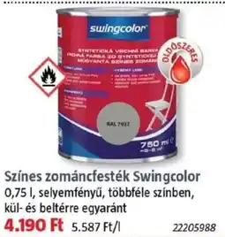 Bauhaus Színes zománcfesték Swingcolor ajánlat