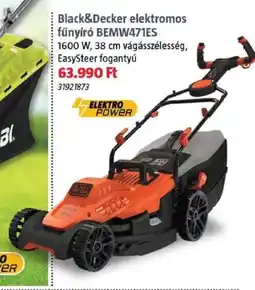 Bauhaus Black&decker elektromos fűnyíró bemw471es ajánlat