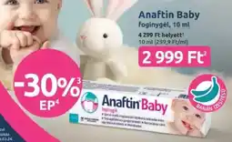 Benu Gyógyszertárak Anaftin Baby fogínygél ajánlat