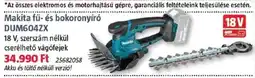 Bauhaus Makita fű- és bokoronyíró DUM604ZX ajánlat