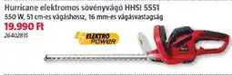 Bauhaus Hurricane elektromos sövényvágó HHSI 5551 ajánlat