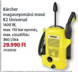 Bauhaus Kärcher magasnyomású mosó K2 Universal ajánlat