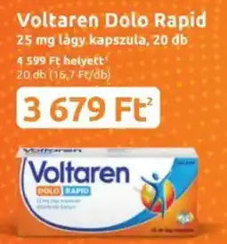 Benu Gyógyszertárak Voltaren Dolo Rapid lágy kapszula ajánlat