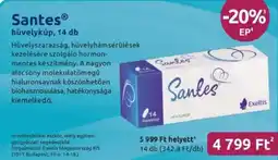 Benu Gyógyszertárak Santes hüvelykúp ajánlat