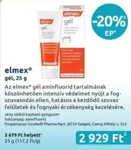 Benu Gyógyszertárak Elmex gél ajánlat