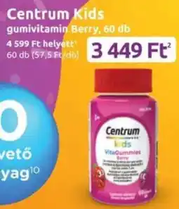 Benu Gyógyszertárak Centrum Kids gumivitamin Berry ajánlat