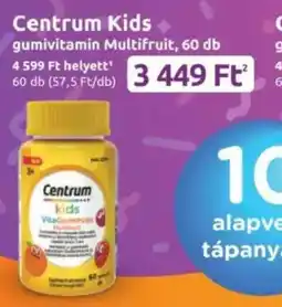 Benu Gyógyszertárak Centrum Kids gumivitamin Multifruit ajánlat