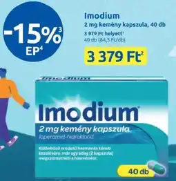 Benu Gyógyszertárak Imodium kemény kapszula ajánlat