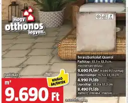 Bauhaus Teraszburkolat Querol ajánlat