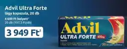 Benu Gyógyszertárak Advil Ultra Forte lágy kapszula ajánlat