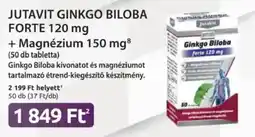 Benu Gyógyszertárak JUTAVIT GINKGO BILOBA FORTE + Magnézium ajánlat