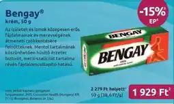 Benu Gyógyszertárak Bengay krém ajánlat