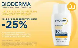 Benu Gyógyszertárak Bioderma Photoderm ajánlat