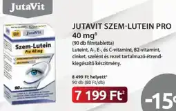 Benu Gyógyszertárak JUTAVIT SZEM-LUTEIN PRO ajánlat
