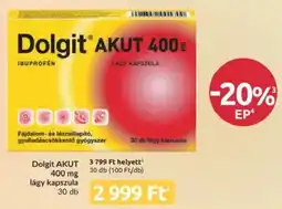 Benu Gyógyszertárak Dolgit AKUT lágy kapszula ajánlat