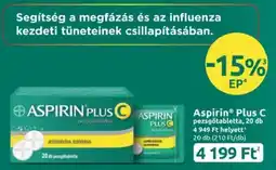Benu Gyógyszertárak Aspirin Plus C pezsgőtabletta ajánlat