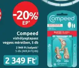 Benu Gyógyszertárak Compeed vízhólyagtapasz vegyes méretben ajánlat