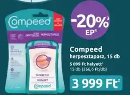 Benu Gyógyszertárak Compeed herpesztapasz ajánlat