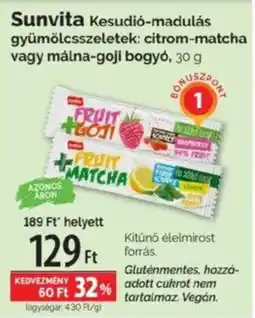 Pingvin Patika Sunvita kesudió-madulás gyümölcsszeletek ajánlat