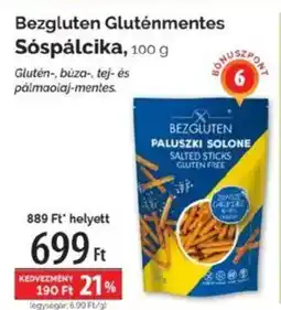 Pingvin Patika Bezgluten Gluténmentes Sóspálcika ajánlat