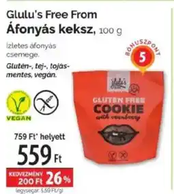 Pingvin Patika Glulu's Free From Áfonyás keksz ajánlat