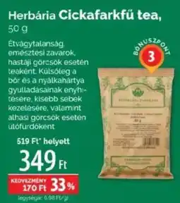 Pingvin Patika Herbária Cickafarkfű tea ajánlat