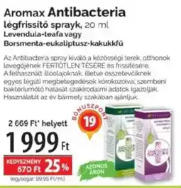 Pingvin Patika Aromax Antibacteria Légfrissítő sprayk ajánlat