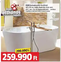 Bauhaus Style szabadonálló fürdőkád ajánlat