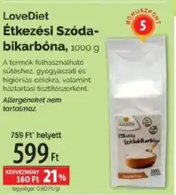 Pingvin Patika LoveDiet Étkezési Szóda-bikarbóna ajánlat