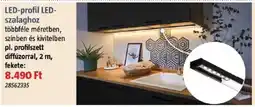 Bauhaus LED-profil LED- szalaghoz ajánlat