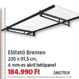 Bauhaus Előtető Bremen ajánlat