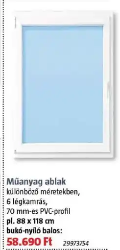 Bauhaus Műanyag ablak ajánlat