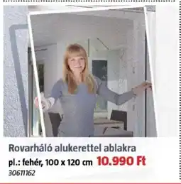 Bauhaus Rovarháló alukerettel ablakra ajánlat