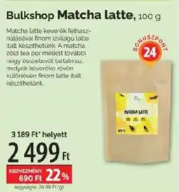 Pingvin Patika Bulkshop Matcha latte ajánlat