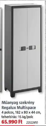 Bauhaus Műanyag szekrény Regalux Multispace ajánlat